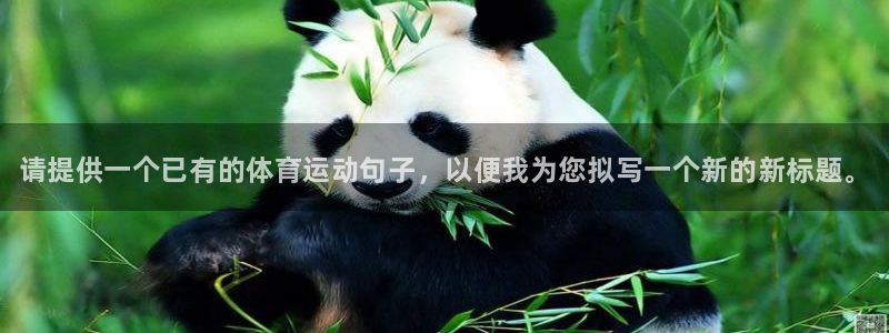 利记官网下载平台注册：请提供一个已有的体育运动句子，以便我为
